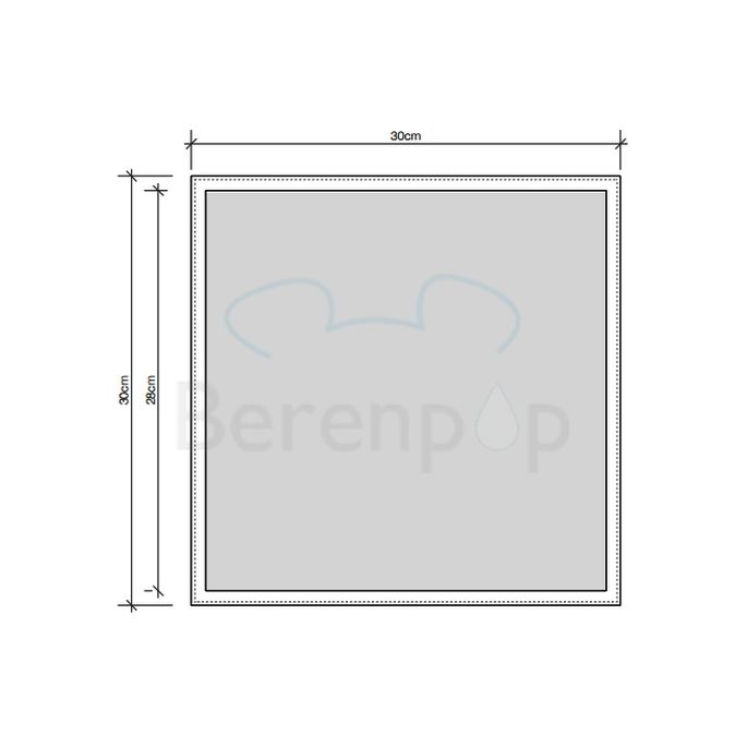 Decor Walther 0219334 BAUHAUS 3 N LED wand- plafondlamp 28x28cm geborsteld nikkel