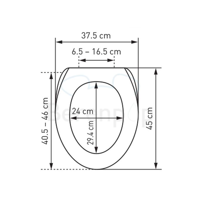 Diaqua Nice 31171215 WC-Sitze mit Deckelblasen (Outlet)
