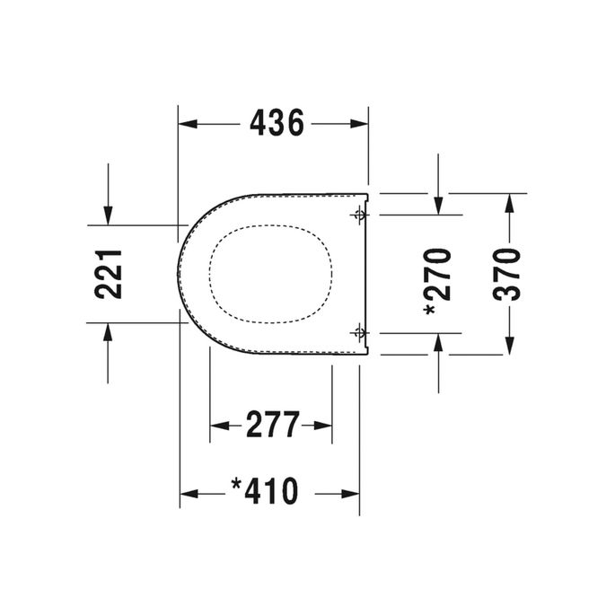 Duravit Starck 3 0063810000 WC-Sitze mit Deckel weiß