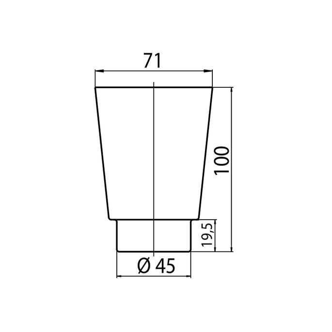 Emco Kidó 312000090 Mundspülglas klar