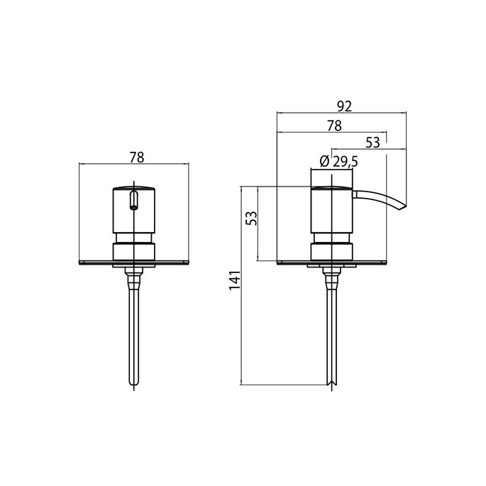 Emco Liaison 172100193 doseerpomp metaal chroom