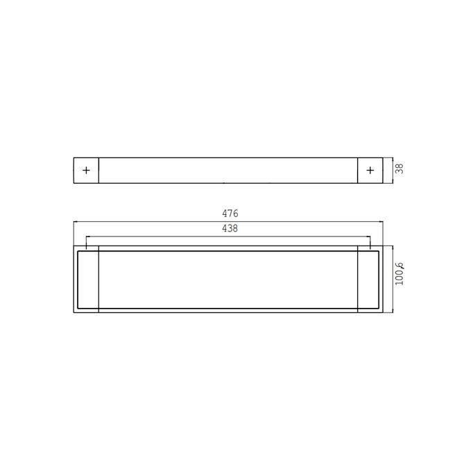 Emco Liasion railing set (soap dispenser, deep glass dish and basket) chrome (OUTLET)