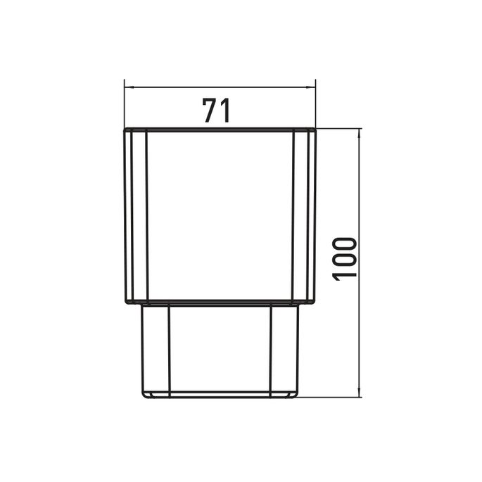 Emco Loft - Trend 052000090 mondspoelglas gesatineerd