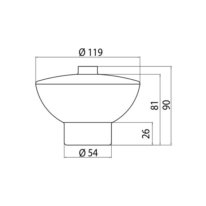 Emco Singles 102100090 glass part soap dispenser clear