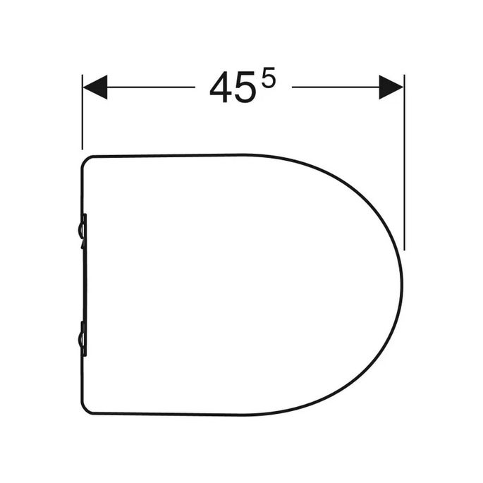 Geberit 300 Basic S8H51203000G toilet seat with cover white