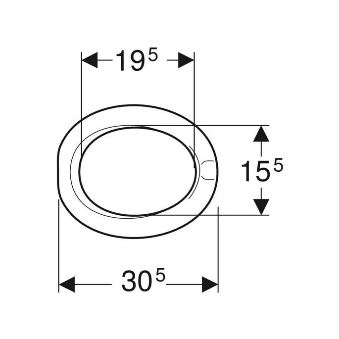 Geberit 300 Kids S8H51101020G toilet seat (child seat) without cover red *no longer available*