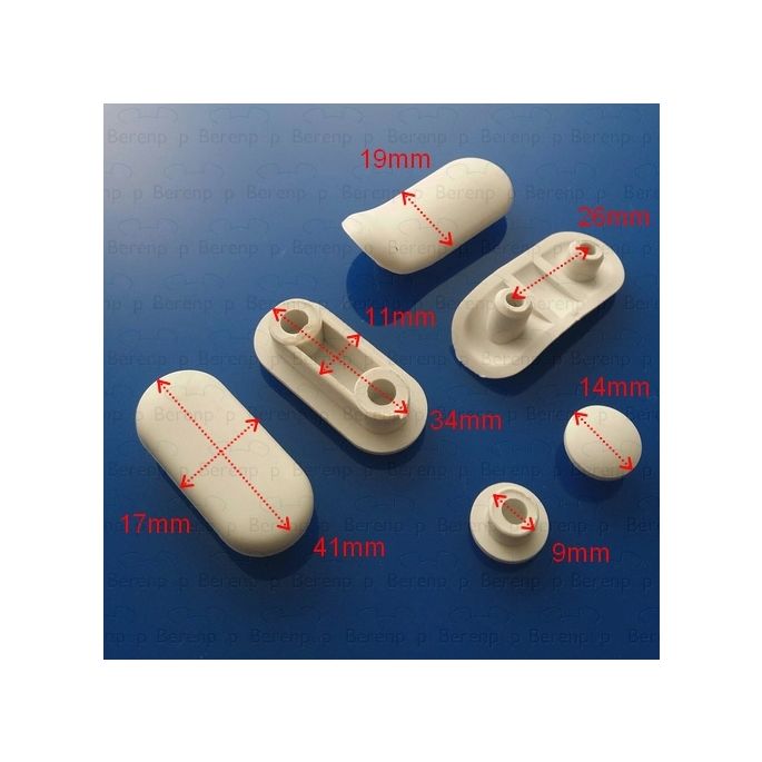 Geberit 598141000 buffers rond en ovaal