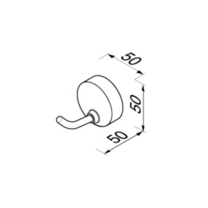 Geesa 27 Collection 912713-02 haak chroom