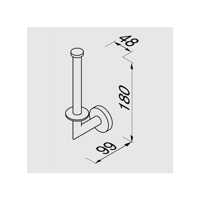 Geesa Nemox 91658102 reserverolhouder chroom