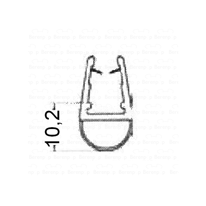 HSK Kienle E87073-3 O-Dichtung Profil mittel (10,2mm) 200cm, 8mm *nicht mehr lieferbar*