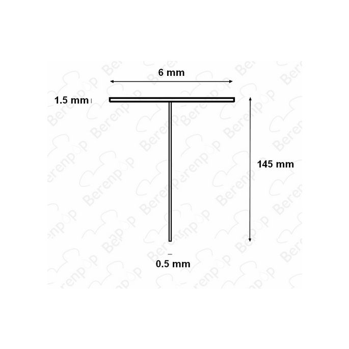 HSK E100067-145-10 Einschubgummi für Duschprofil 100cm Länge - 14,5mm hoch