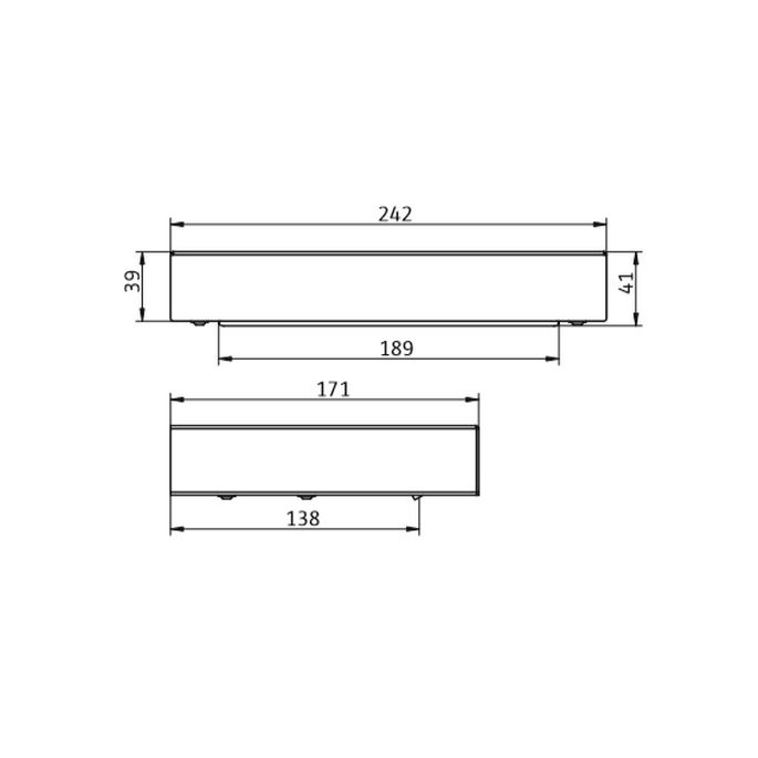 HSK Shower & Co! 1900035 Lavida baduitloop waterval chroom
