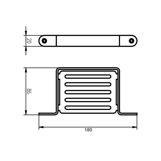 Haceka Ixi 1208579 Seifenhalter Draht mattschwarz