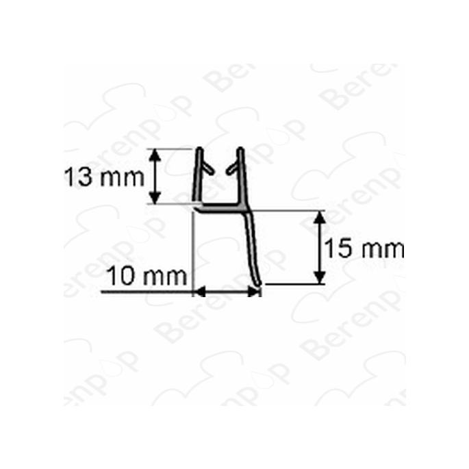 Huppe Universal 070017 Dichtungsprofil , 201cm / 6mm *nicht mehr lieferbar*