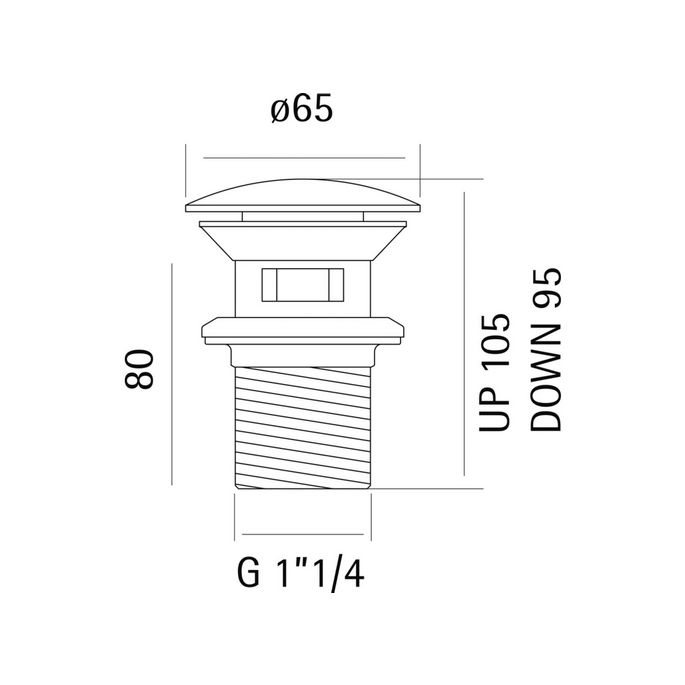 Pure RVS 316 Serie RV1621 klikwaste RVS