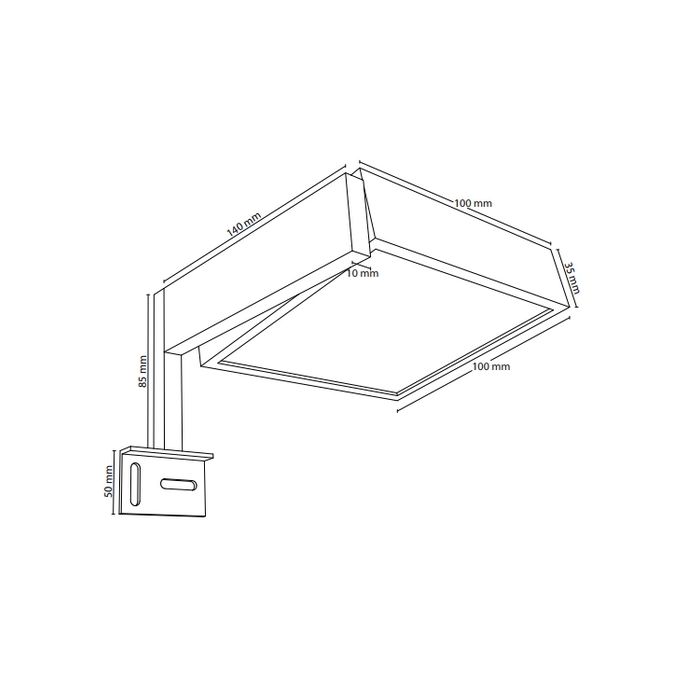 Raminex Move 680171 Spiegelleuchte 40W G9 230V chrom (Outlet)