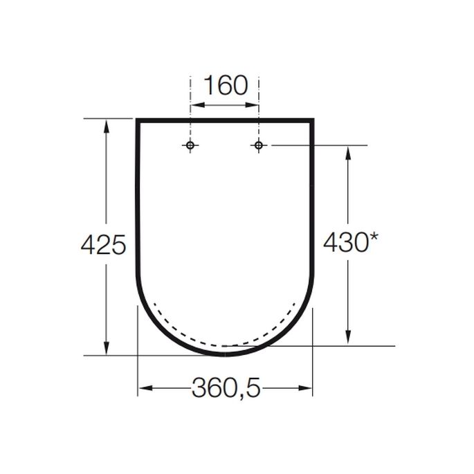 Roca Senso A801512004 toiletzitting met deksel wit