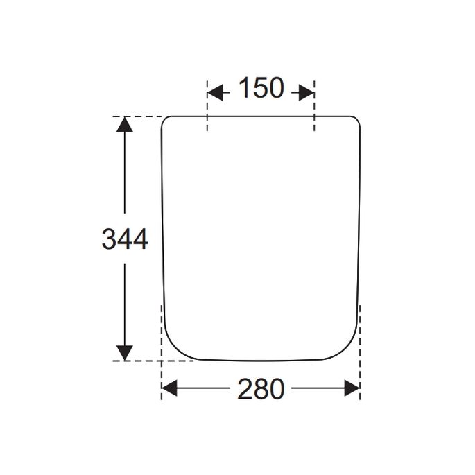 Villeroy en Boch Finion - Legato - Memento - Venticello 8M10S1R2 urinal lid white (Star White CeramicPlus) *no longer available*