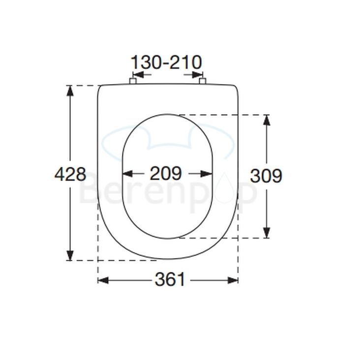 Villeroy en Boch Hommage 8809S6R2 toiletzitting met deksel wit (Star White CeramicPlus) *niet meer leverbaar*