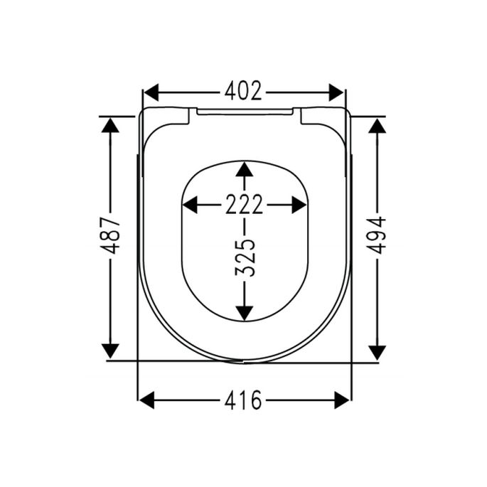 Villeroy en Boch Subway 2.0 Comfort 8M34S101 toiletzitting met deksel wit