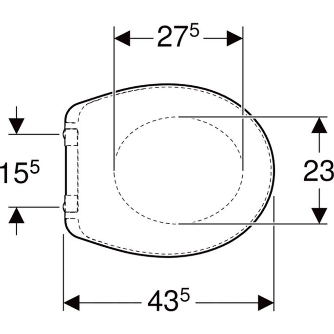 Geberit 300 Basic 502994001 WC-Sitze mit Deckel weiß