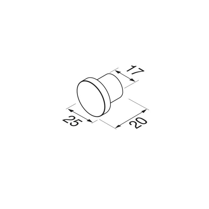 Geesa Opal Black 917213-06 handdoekhaak klein zwart