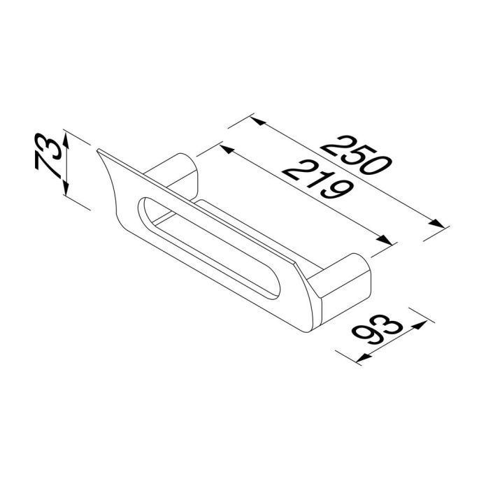 Geesa Wynk 914514-02 douchemand 21,9cm chroom