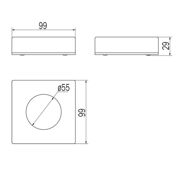 Inda Indissima A8842MWM Hygienebeutelhalter-Modul 100mm matt weiß