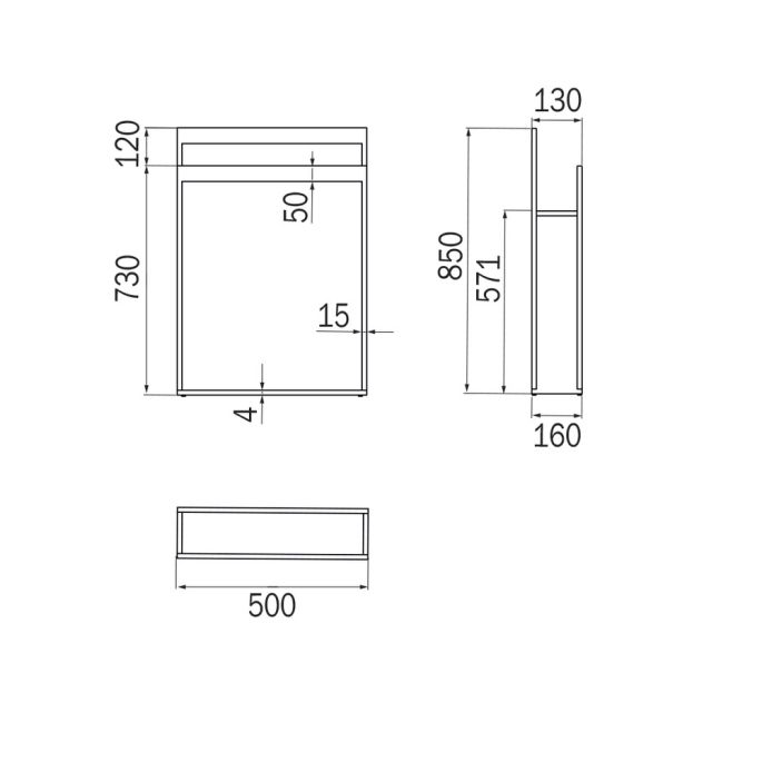 Inda Indissima A88850WM towel holder standard matte white