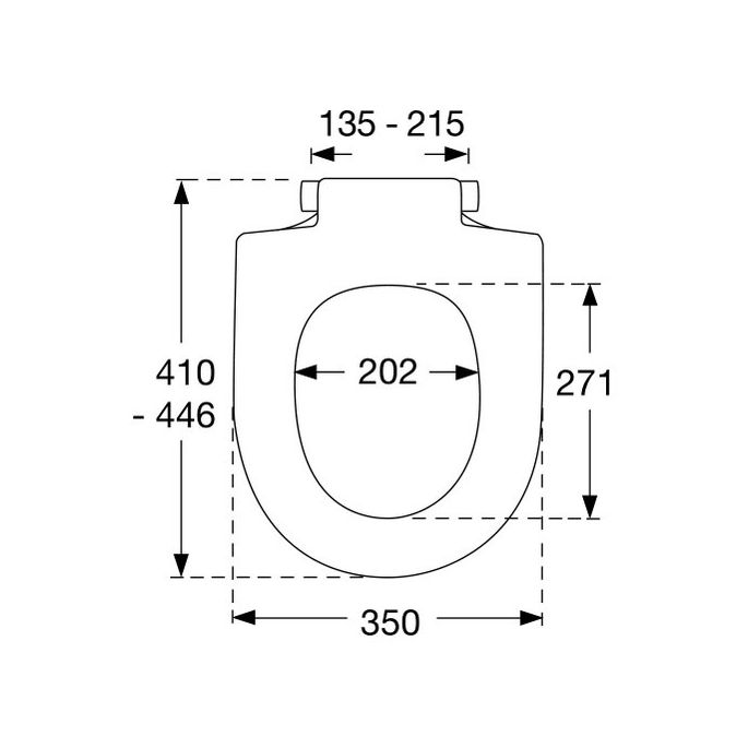 Pressalit Delight 492000-D02999 toiletzitting met deksel wit (OUTLET)