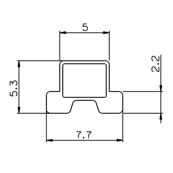 Provex GM003708FT1954 inschuif magneetstrip