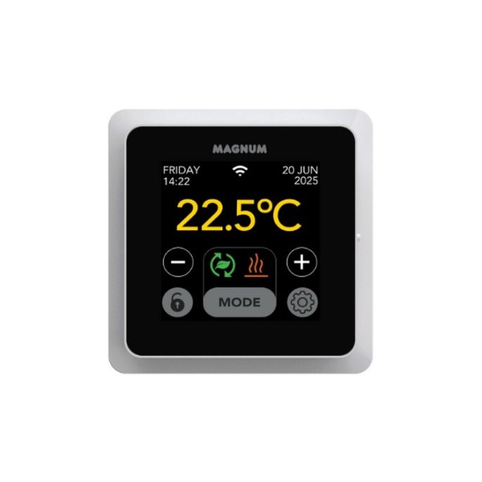 Magnum 825400 Remote Control 2 WiFi thermostaat incl. vloersensor Polarwit – RAL 9010