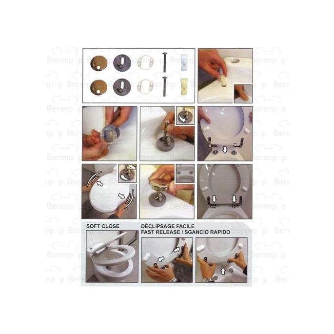 SFA Sanibroyeur Sanicompact Comfort NP101075 (INS100115) toiletzitting met deksel wit