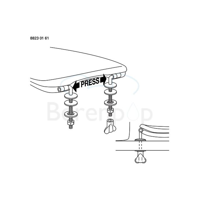 Villeroy en Boch Omnia Classic / O.Novo 88236101 toiletzitting met deksel wit