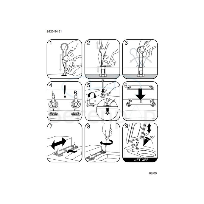 Villeroy en Boch Sentique 98M8S1S3 toilet seat with cover edelweiss *no longer available*