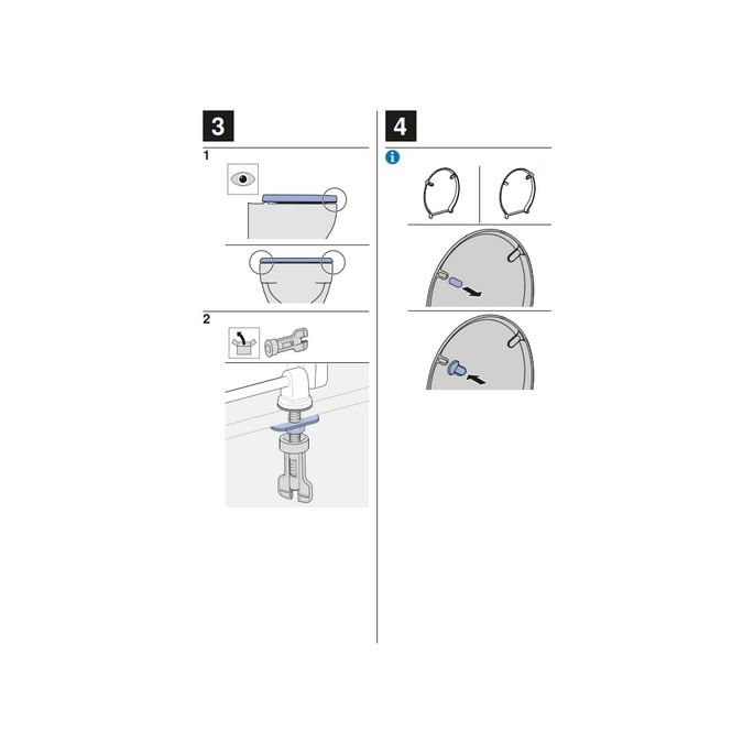 Geberit 300 Comfort 501386001 toilet seat with lid white