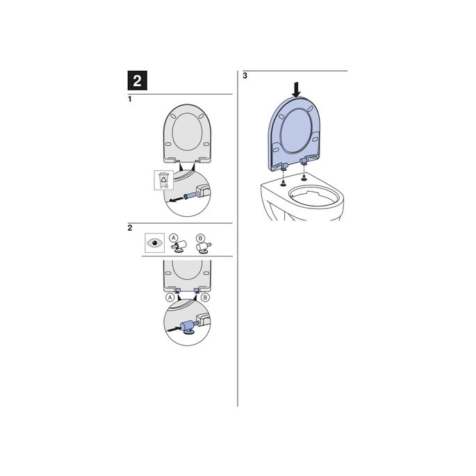Geberit 300 Basic S8H51204000G toiletzitting met deksel wit
