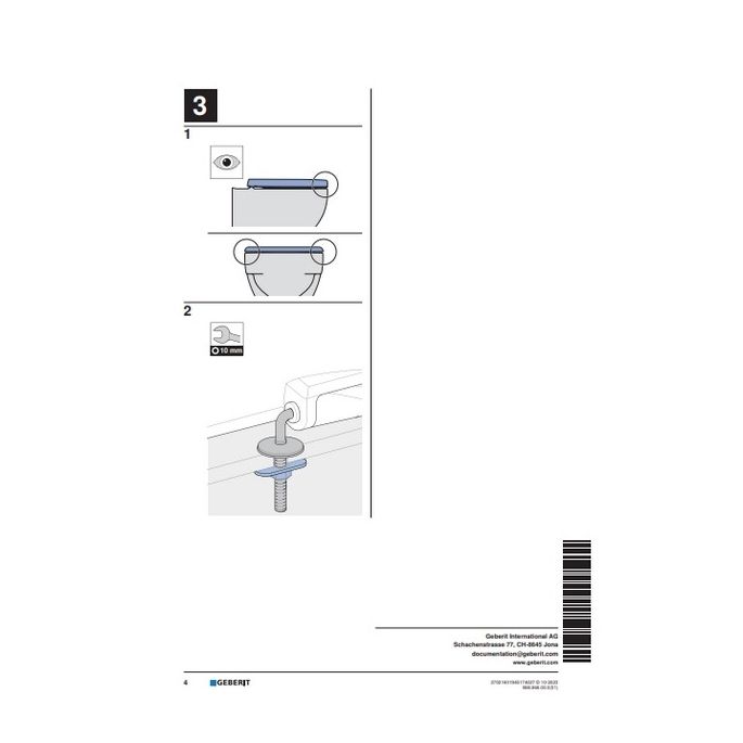 Geberit Renova 572165000 toiletzitting met deksel wit