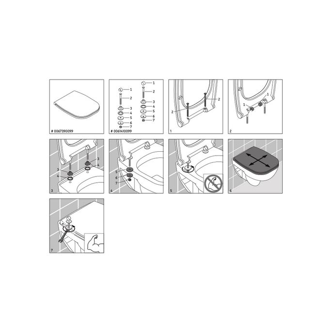 Duravit D-Code kompakt 0067390099 WC-Sitze mit Deckel weiß