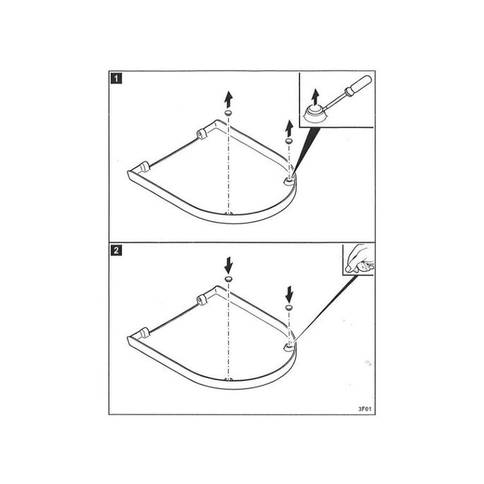 Villeroy en Boch Amadea 92209500 puffert rund