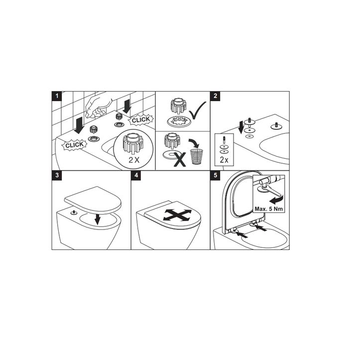 Villeroy en Boch Finion 9M88S1R1 toiletzitting met deksel wit (White Alpin CeramicPlus)