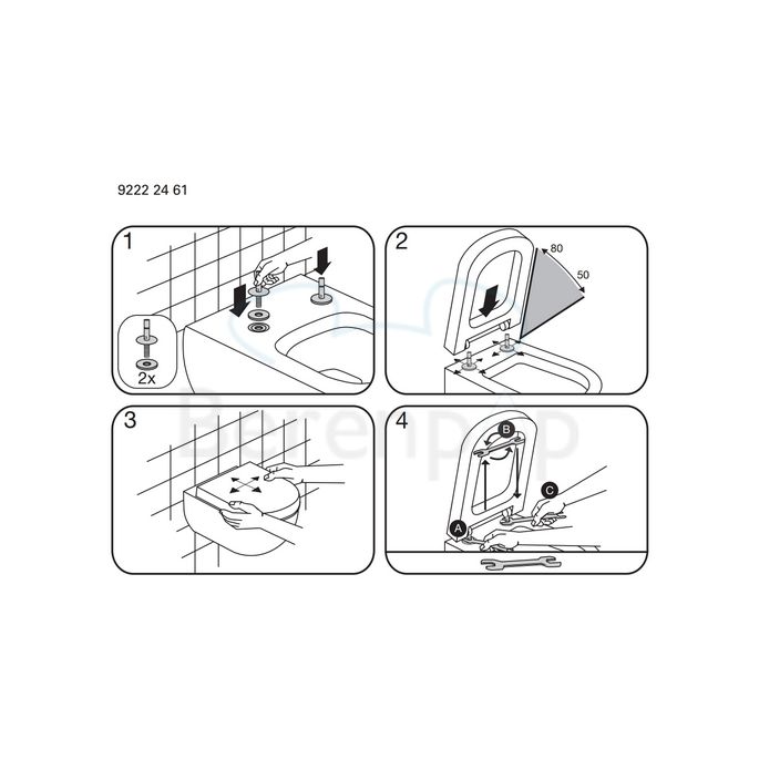 Villeroy en Boch Memento 9M17S1R2 toiletzitting met deksel wit (Star White CeramicPlus) *niet meer leverbaar*