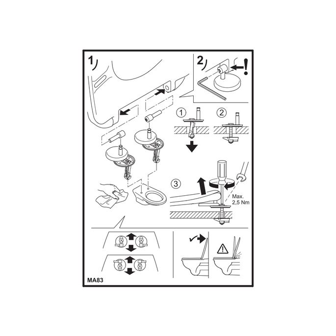 Villeroy en Boch Subway 9M556101 toiletzitting met deksel wit