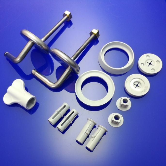 Pressalit B13P999 2000 en T 2 set verstelbare scharnieren chroom