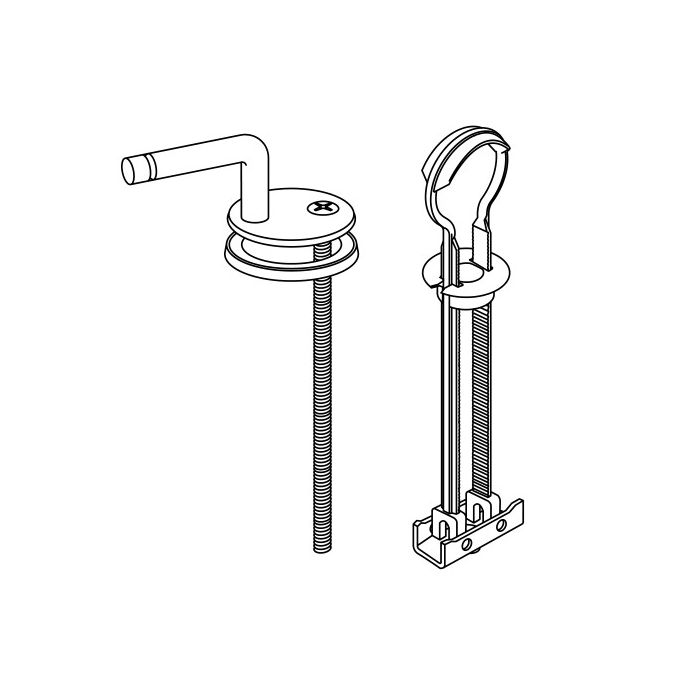 Pressalit 300+ 776000-DA9999 toiletzitting met deksel wit