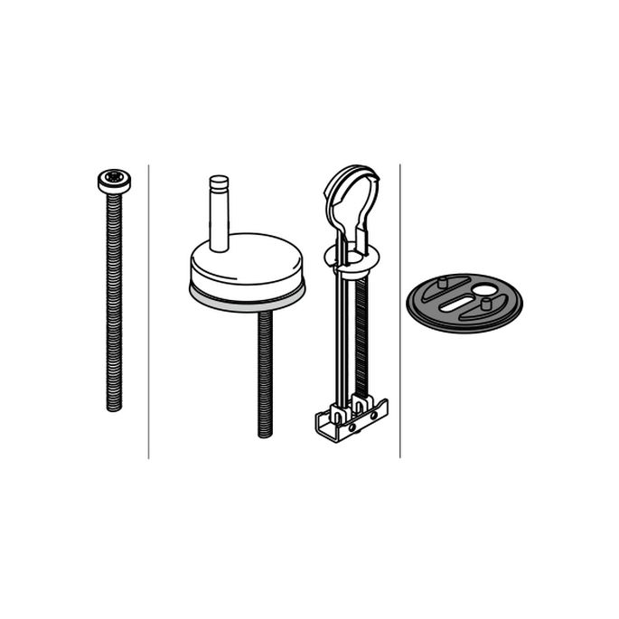 Pressalit Calmo 556000-D02999 für Sphinx Atlantic WC-Sitze mit Deckel weiß