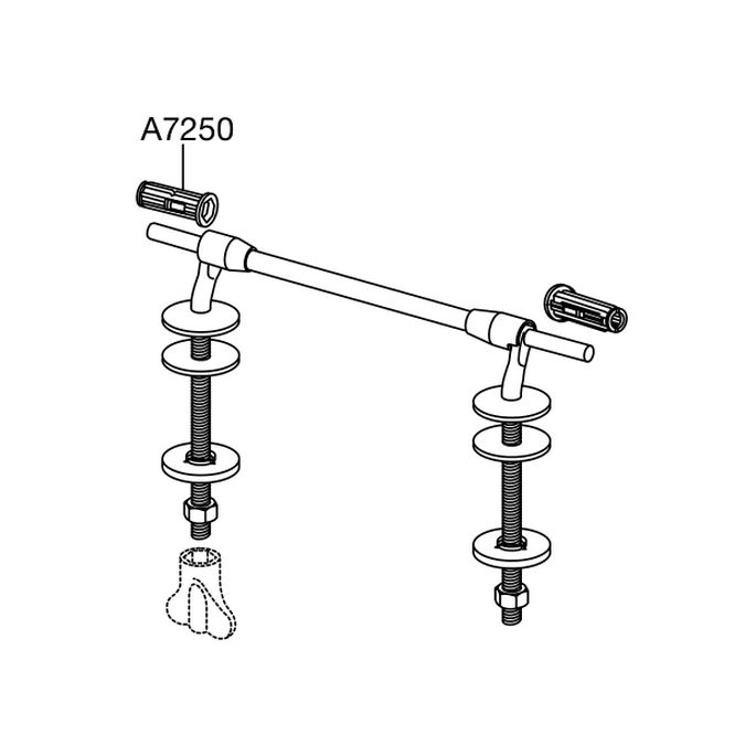 Pressalit Projecta 53111-BY3999 toiletzitting zonder deksel zwart polygiene