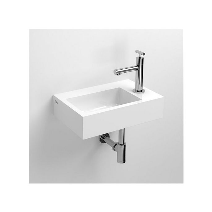 Clou Flush 2 CL0308021 mineral marmer fontein 36cm wit