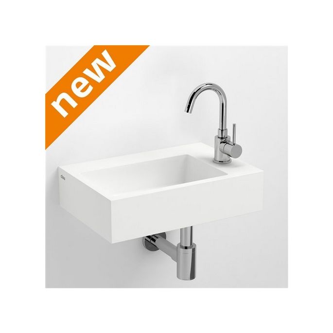 Clou Flush 2 Plus CL0313221 aluite Handwaschbecken 42,5cm weiß
