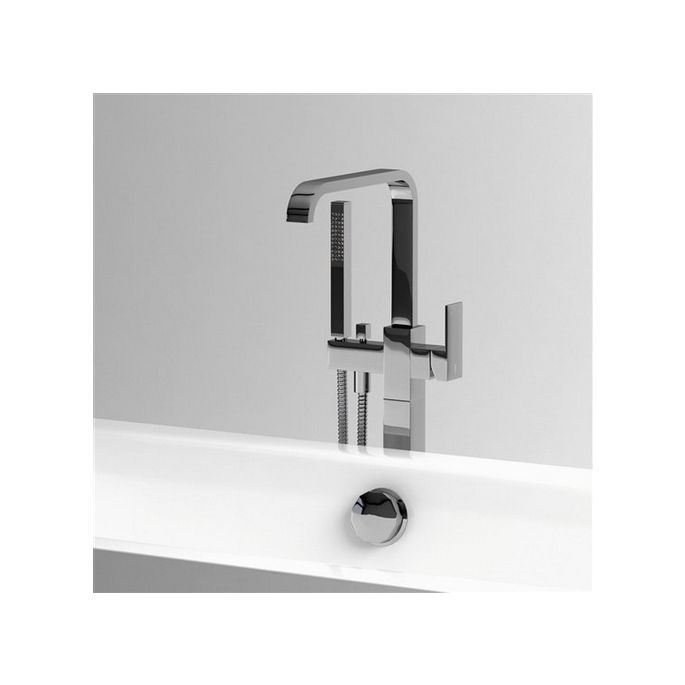 Clou Xo CL060400329 type 3 vrijstaande badkraan met handdouche chroom